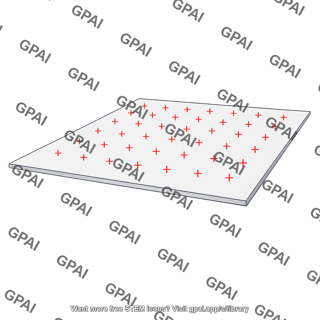 Infinite charged sheet