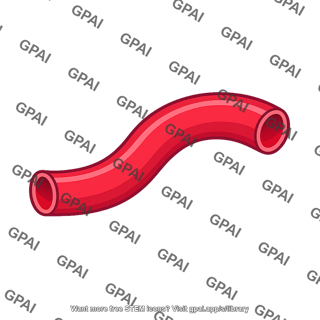 Peripheral circulation blood vessel segment