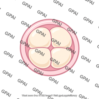 Fertilized ovum dividing