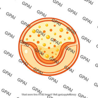 Lysosomal membrane invaginated