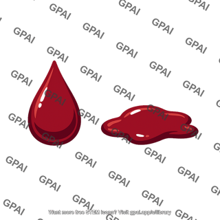 Blood droplets