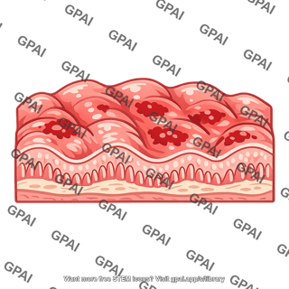 Gastric mucosa inflamed