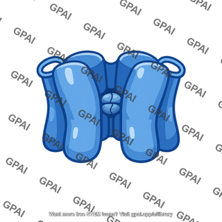 Blue padded support device