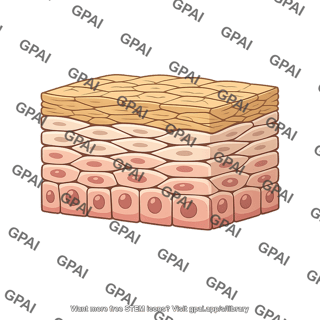 Epithelial cell keratinized