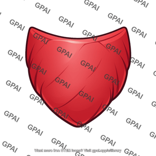 Red wrapped cloth