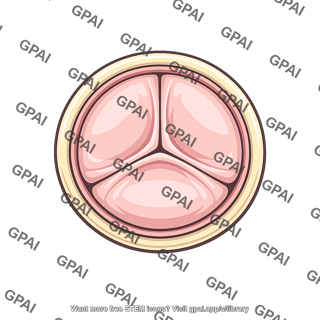 Pulmonary valve closed
