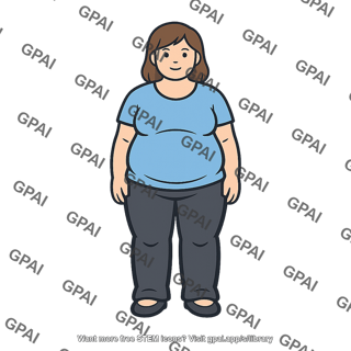 Obese woman