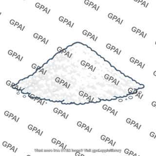 White powder pile