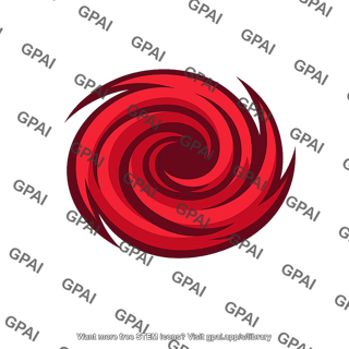 Red vortex swirl
