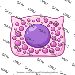 Type ii alveolar epithelial cell granular