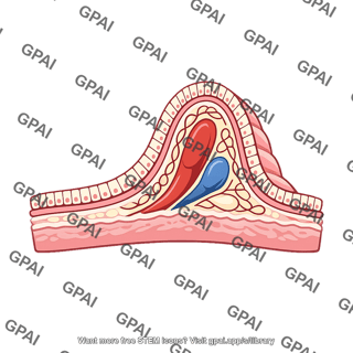 Ciliary process cross section