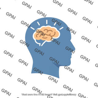 Head with brain bubble