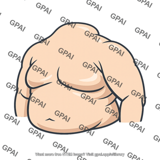 Obesity buffalo torso