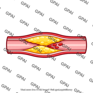 Coronary blood vessel blockage