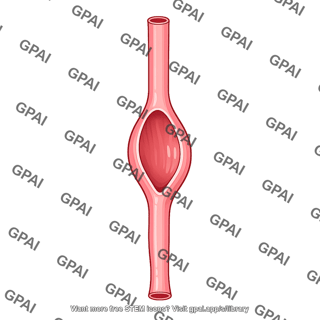 Esophagus distended