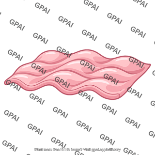 Intestinal mucosa smooth folded sheet