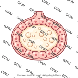 Alveolus mammary secretory