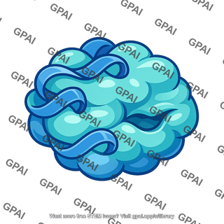 Stylized brain