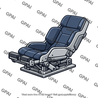 Reclining astronaut seat
