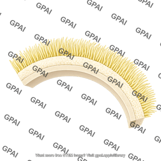 Yeast cell wall brush large arc