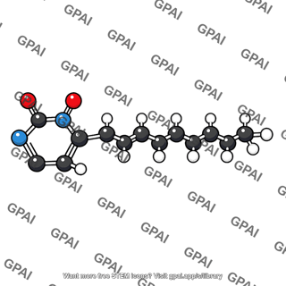 Molecule ball and stick model