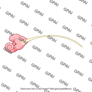 Stylized pink cloud with tail