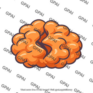Stylized brain