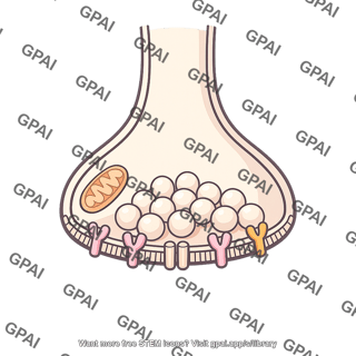 Presynaptic terminal facilitated