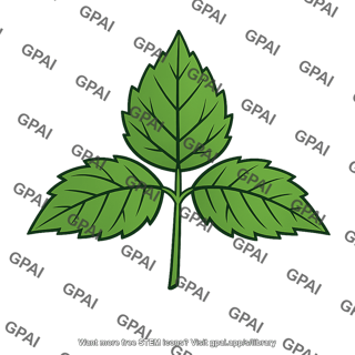 Poison ivy leaf