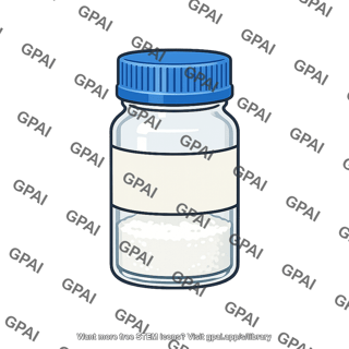 Reagent bottle with powder