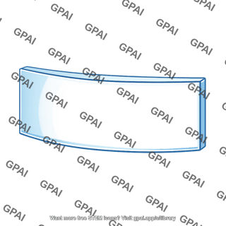 Convex cylindrical lens