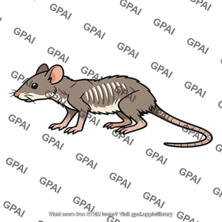Animal starved