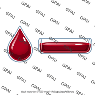 Blood in container