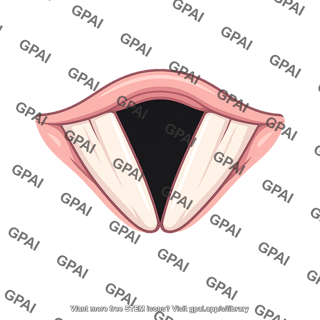 Vocal cord open