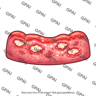 Gum lesioned