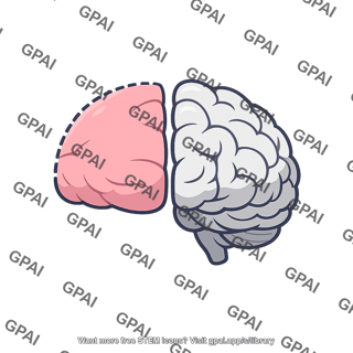 Lobectomized brain