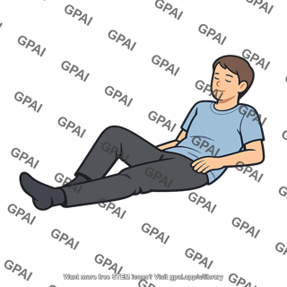 Resting human