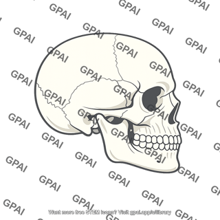 Skull lateral view
