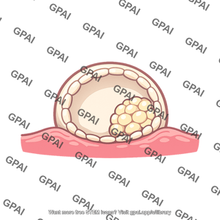 Implanted blastocyst