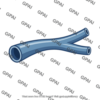 Pulmonary arteriole blue gray