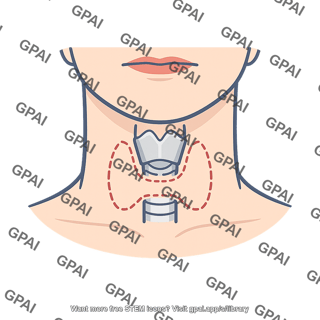 Thyroid gland absent