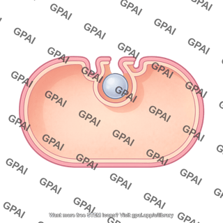 Endocytosis large pill shaped membrane small vesicle