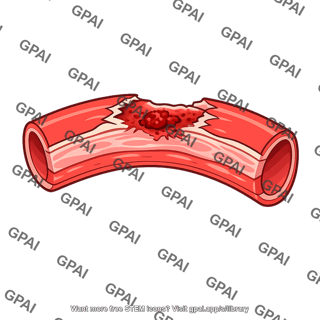 Vascular wall traumatized