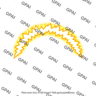 Electric arc crescent