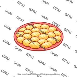 Dumplings on platter