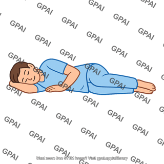 Sleeping human