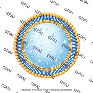 Circle membrane bilayer x large filled