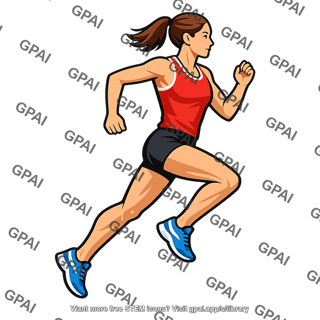 Female athlete runner