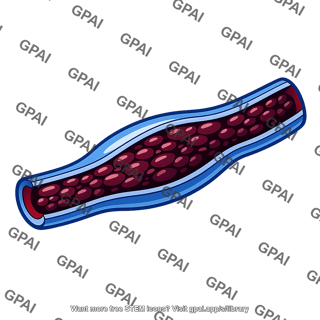 Blood vessel engorged