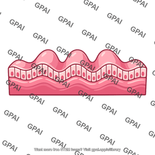 Intestinal epithelial fold